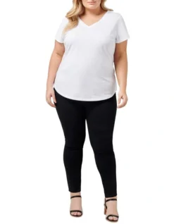 Bianca Curve High Rise Ankle Grazer Jeans Forever Black -Myer Clothing Shop 730249570 4 720x928