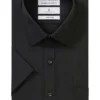 Van Heusen Short Sleeve Business Shirt Black