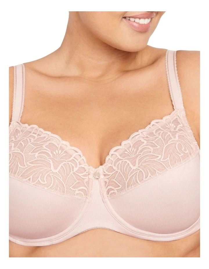 Berlei Classics Embroidered Non-Contour Bra In Beige 1 Berlei Classics Embroidered Non-Contour Bra In Beige