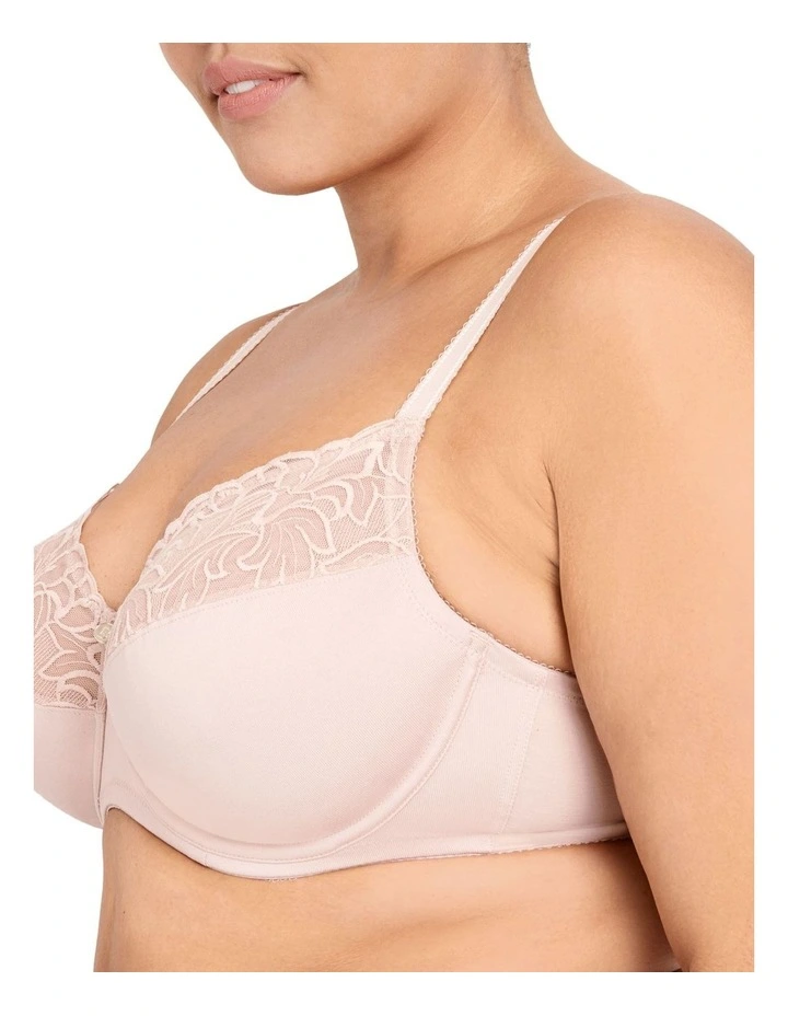 Berlei Classics Embroidered Non-Contour Bra In Beige 2 Berlei Classics Embroidered Non-Contour Bra In Beige - Image 2