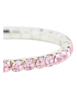 Diamante Stretch Bracelet In Pink -Myer Clothing Shop 733023730 3 720x928