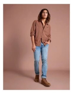 Wrangler Stomper Low Rise Slim Tapered Jeans Blue -Myer Clothing Shop 736088230 3 1 720x928