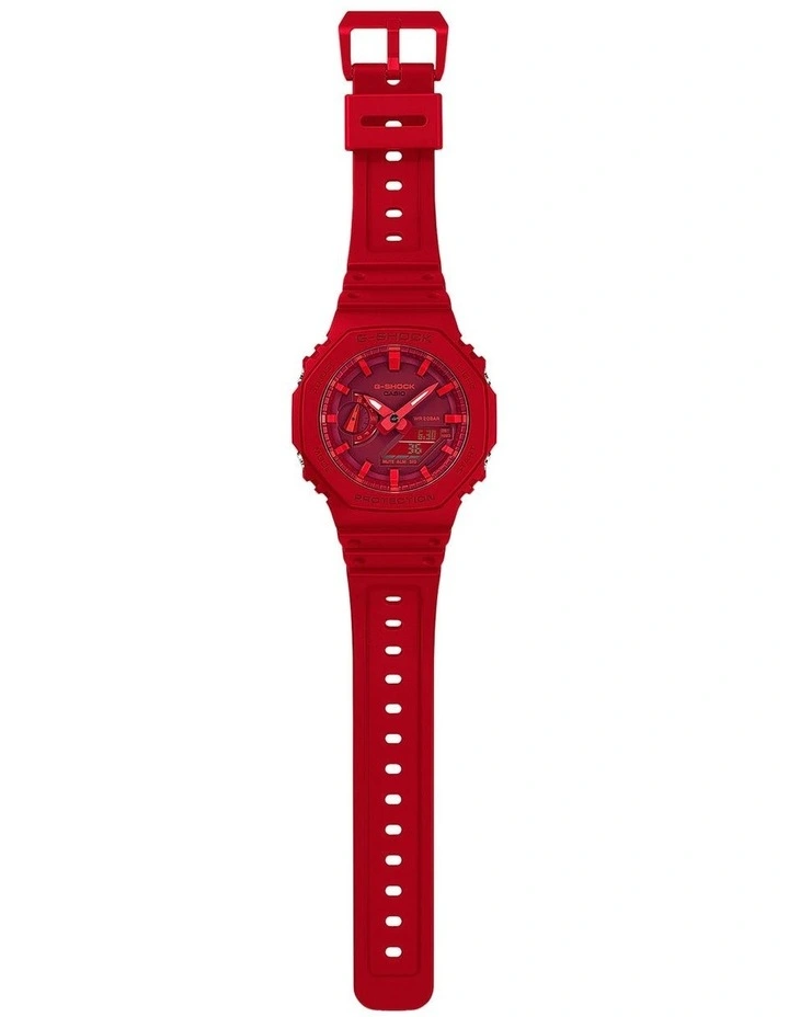 G-SHOCK Carbon Core Red Interchanging Band Watch GA2100 2 G-SHOCK Carbon Core Red Interchanging Band Watch GA2100 - Image 2