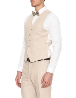 Gibson Slim Fit Sand Mighty Vest FJD800 6 Gibson Slim Fit Sand Mighty Vest FJD800 -Myer Clothing Shop 742216330 4 720x928