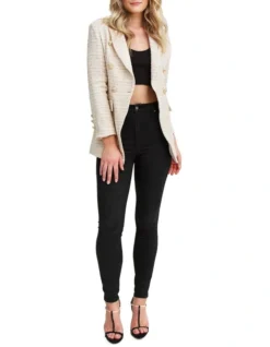 Princess Polina Beige Marle Tweed Blazer -Myer Clothing Shop 743916880 3 720x928