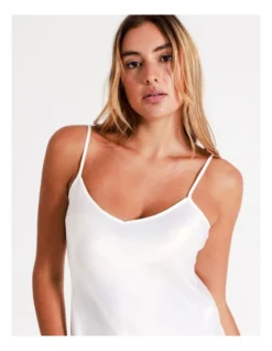 Chloe & Lola Satin Chemise In Ivory -Myer Clothing Shop 743958100 743954500 5 720x928