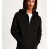 Mitchell Zip Thru Hoodie Black
