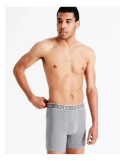 Long Leg Plain Trunk 3 Pack In Black/Navy/Grey -Myer Clothing Shop 753729040 5 720x928