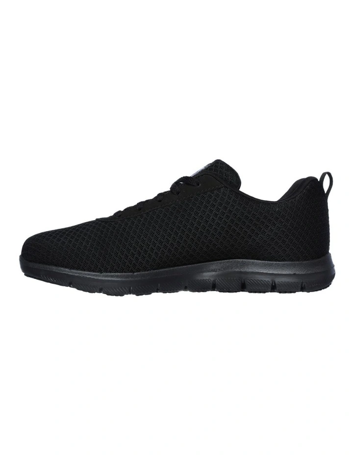 Skechers Work Relaxed Fit: Ghenter Bronaugh Sneaker In Black 2 Skechers Work Relaxed Fit: Ghenter Bronaugh Sneaker In Black - Image 2