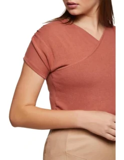 Oxford Jamie Knitted Wrap Top -Myer Clothing Shop 757225540 4 720x928