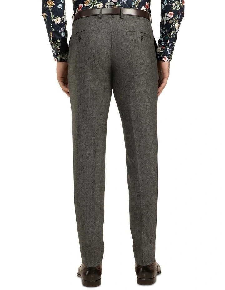 Gibson Dark Grey Slim Fit Caper Trouser FGJ611 3 Gibson Dark Grey Slim Fit Caper Trouser FGJ611 - Image 3