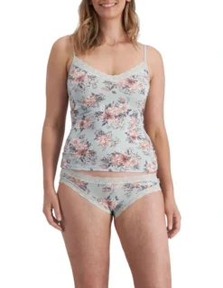 Jockey Parisienne Vintage Modal Bikini In Green Multi