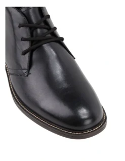 Hush Puppies Harbour Black Burnish Boot -Myer Clothing Shop 762181120 4 720x928