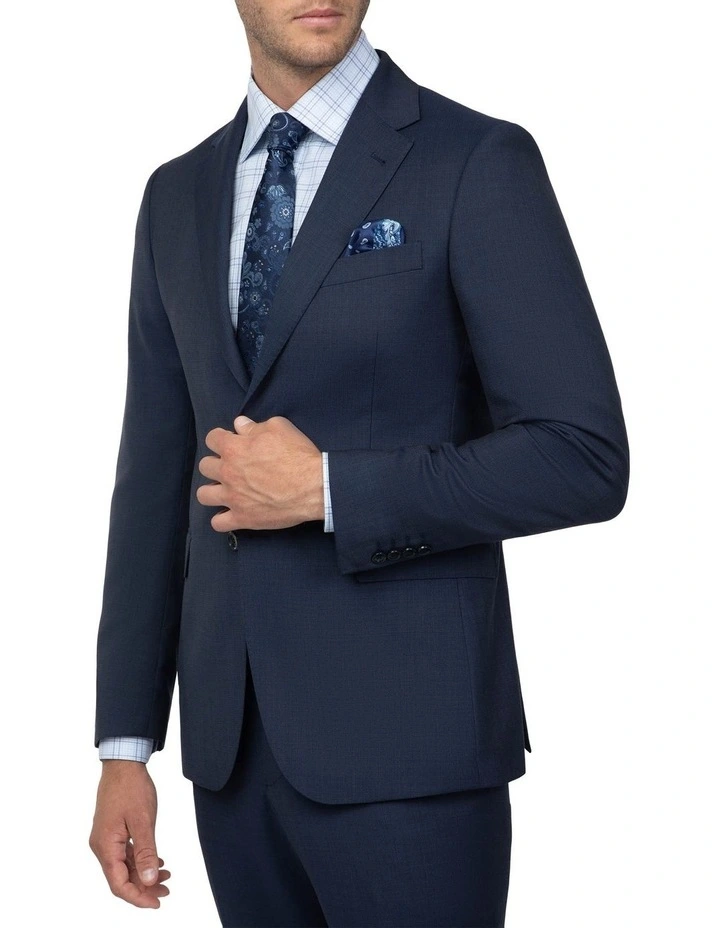 Tailored Fit Stefano Dark Blue Jacket FCJ351 2 Tailored Fit Stefano Dark Blue Jacket FCJ351 - Image 2