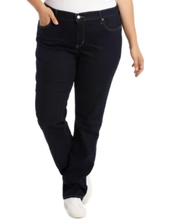 314 Shaping Plus Straight Leg Jean Darkest Sky