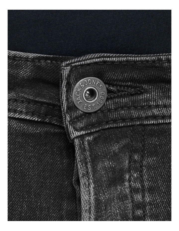 Jack & Jones Glenn Original Low Rise Slim Tapered Jeans Black 5 Jack & Jones Glenn Original Low Rise Slim Tapered Jeans Black - Image 5