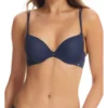 Dual Full Coverage Push Up Bra In Midnight Black