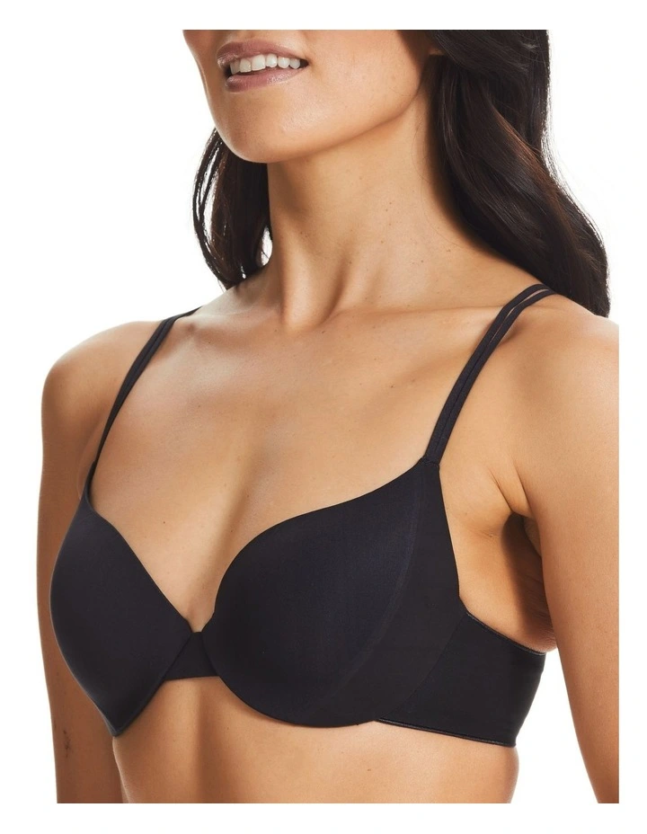 Dual Contour Bra In Jet Black 2 Dual Contour Bra In Jet Black - Image 2