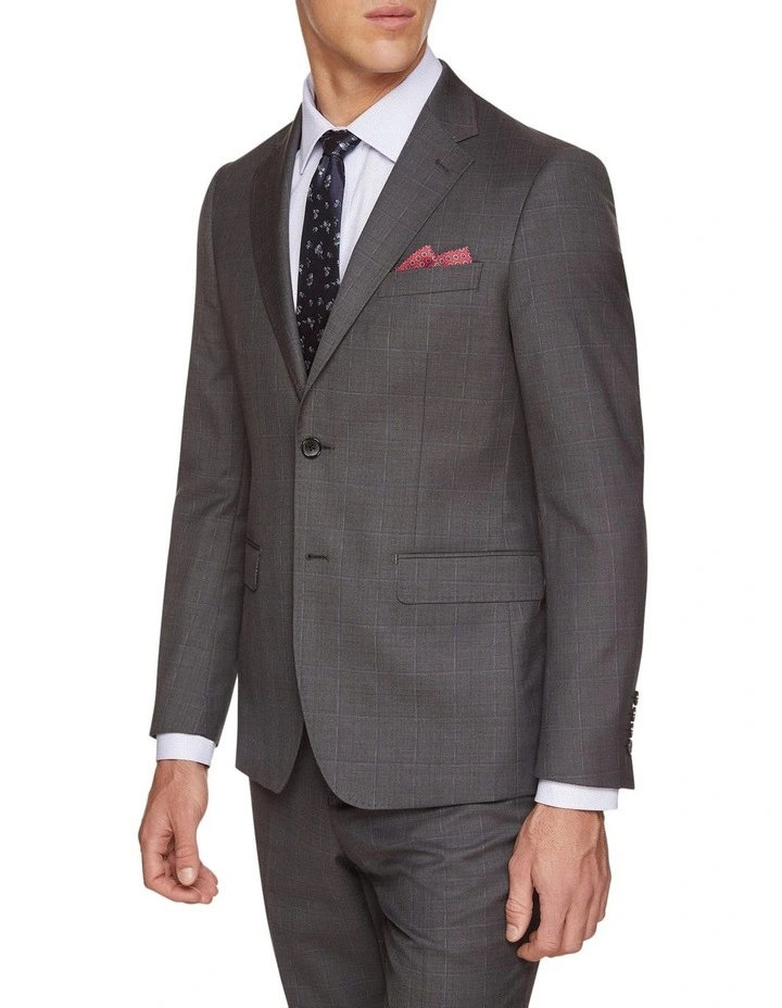 Oxford Byron Wool Stretch Checked Jacket 2 Oxford Byron Wool Stretch Checked Jacket - Image 2