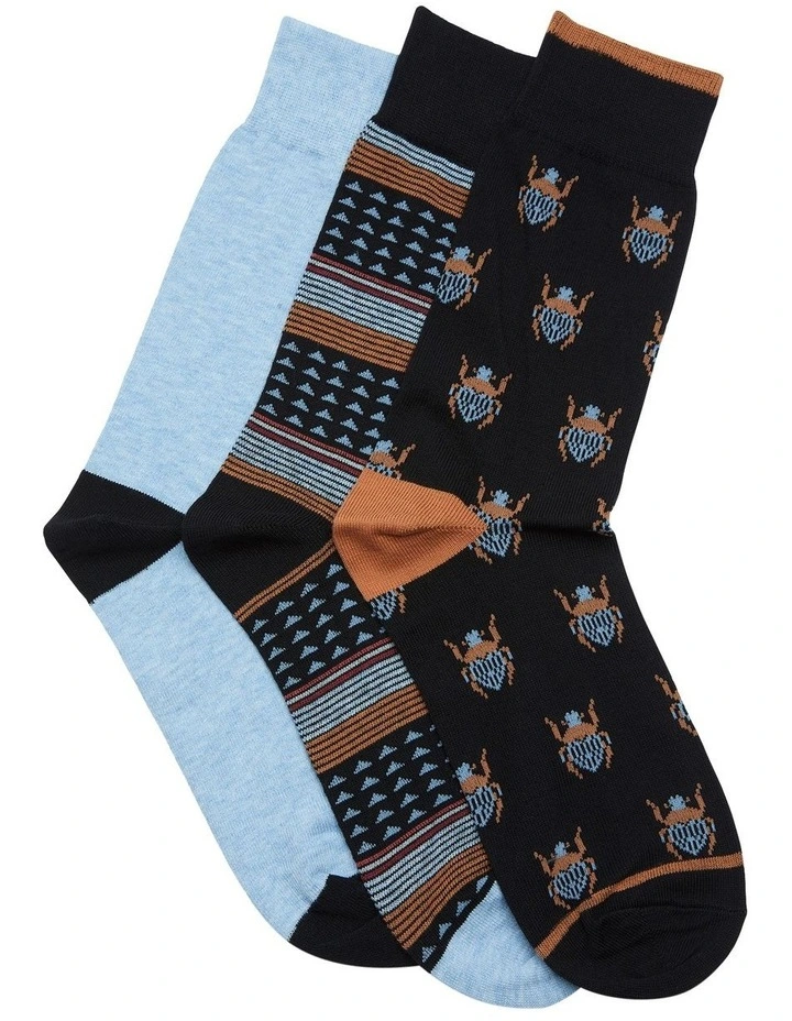 Oxford Riggs 3 Pack Socks 1 Oxford Riggs 3 Pack Socks