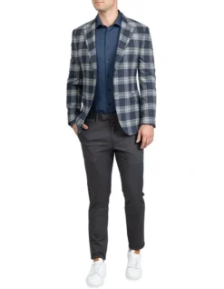 Slim Fit Navy Marcel Jacket -Myer Clothing Shop 769020130 4 720x928