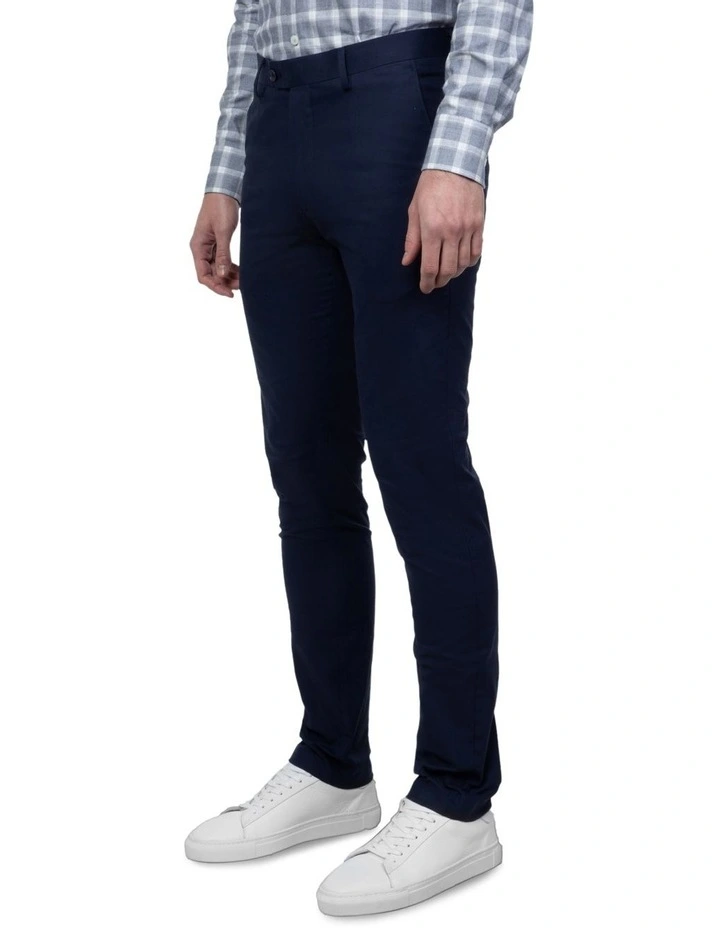 Navy Slim Fit Abrams Trouser 2 Navy Slim Fit Abrams Trouser - Image 2