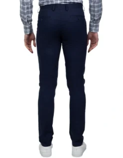 Navy Slim Fit Abrams Trouser 6 Navy Slim Fit Abrams Trouser -Myer Clothing Shop 769082950 3 720x928