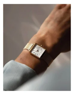 Rosefield The Mini Boxy Rose Stainless Steel Analogue Watch -Myer Clothing Shop 769842550 4 1 720x928