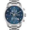 Hugo Boss Skymaster 44mm Blue Steel Watch 1513784
