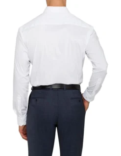 Van Heusen Solid Long Sleeve Business Shirt White 6 Van Heusen Solid Long Sleeve Business Shirt White -Myer Clothing Shop 770753890 3 720x928