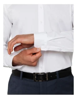 Van Heusen Solid Long Sleeve Business Shirt White 7 Van Heusen Solid Long Sleeve Business Shirt White -Myer Clothing Shop 770753890 4 720x928