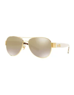 Coach HC7059 L138 Gold Sunglasses