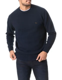 Gunn Crew Knit Sapphire