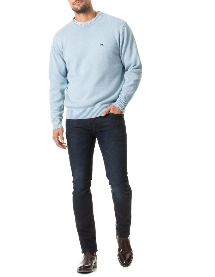 Gunn Crew Knit Eggshell Blue 5 Gunn Crew Knit Eggshell Blue - Image 5