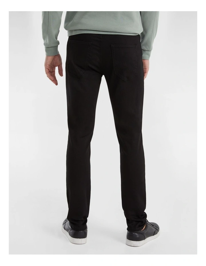 Ulrich Slim Tapered Jeans Black 2 Ulrich Slim Tapered Jeans Black - Image 2