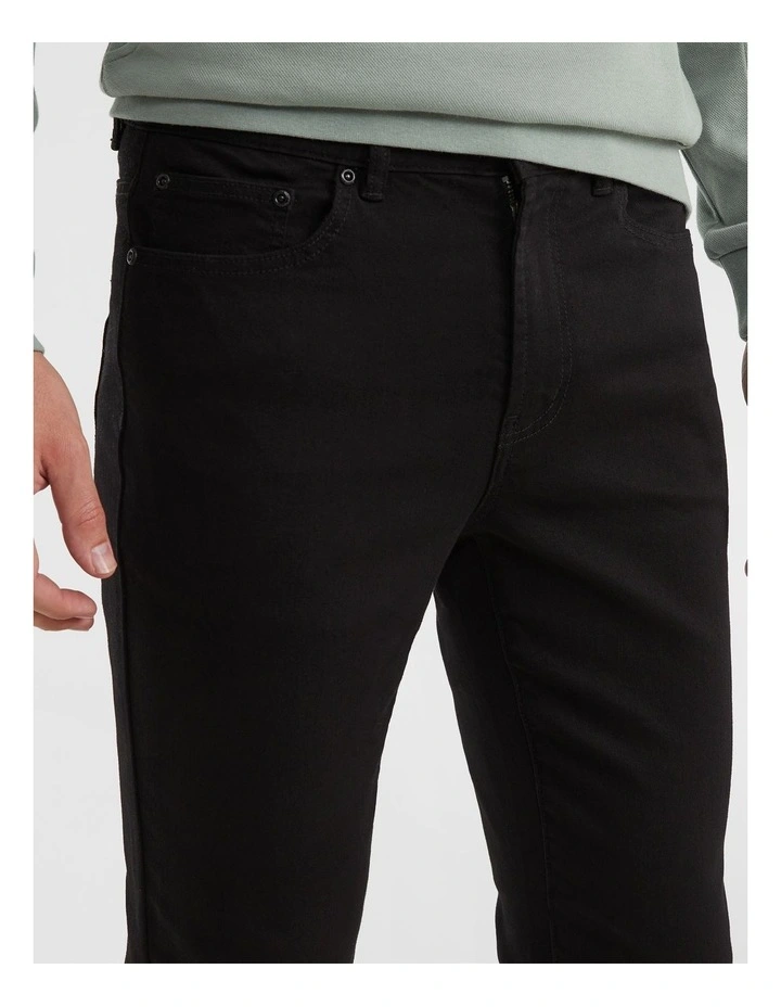 Ulrich Slim Tapered Jeans Black 3 Ulrich Slim Tapered Jeans Black - Image 3