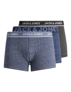 Jack & Jones Trunk Denim Navy 3 Pack