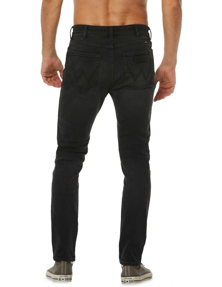 Wrangler Stomper Low Rise Slim Tapered Jeans Black 3 Wrangler Stomper Low Rise Slim Tapered Jeans Black - Image 3