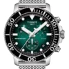 Tissot Seastar 1000 Chronograph T1204171109100 Watch In Green