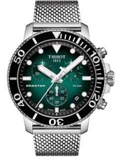 Tissot Seastar 1000 Chronograph T1204171109100 Watch In Green