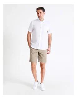 Bodega Linen Button Down Short Sleeve Shirt White 11 Bodega Linen Button Down Short Sleeve Shirt White -Myer Clothing Shop 780104530 5 1 720x928
