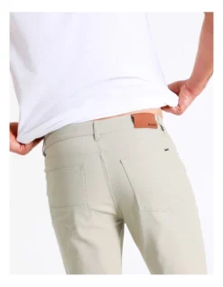Nicholas 5 Pocket Pant Stone -Myer Clothing Shop 782109100 4 2 720x928