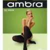 No Show Opaque Stay Up Tights Black