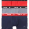Nike Everyday Stretch Trunk Navy/Grey/Red 3 Pack