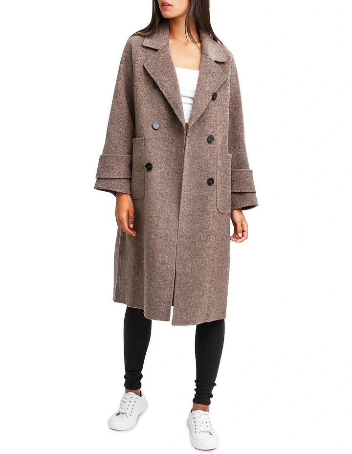 Rumor Has It Walnut Oversized Wool Blend Coat 1 Rumor Has It Walnut Oversized Wool Blend Coat