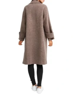 Rumor Has It Walnut Oversized Wool Blend Coat 8 Rumor Has It Walnut Oversized Wool Blend Coat -Myer Clothing Shop 785610010 3 720x928