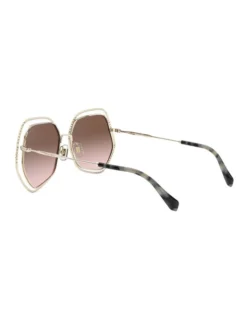 Miu Miu MU 58VS Special Project Gold Sunglasses -Myer Clothing Shop 786105730 5 720x928