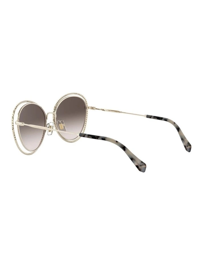 Miu Miu MU 59VS Special Project Gold Sunglasses 5 Miu Miu MU 59VS Special Project Gold Sunglasses - Image 5