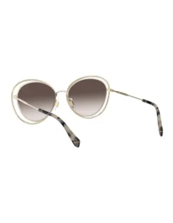 Miu Miu MU 59VS Special Project Gold Sunglasses 12 Miu Miu MU 59VS Special Project Gold Sunglasses -Myer Clothing Shop 786106270 6 720x928