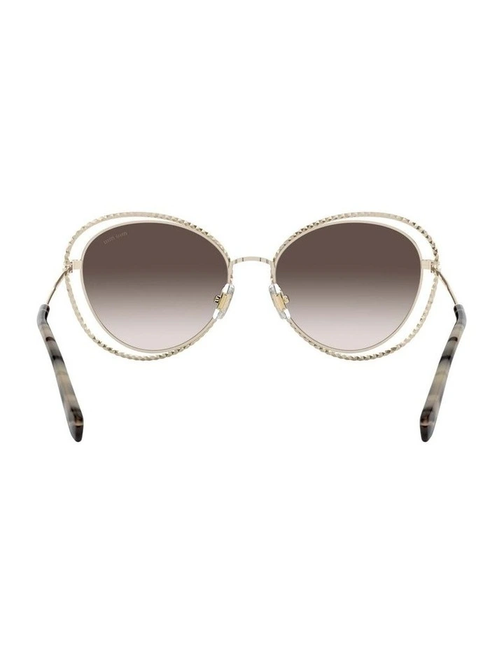 Miu Miu MU 59VS Special Project Gold Sunglasses 7 Miu Miu MU 59VS Special Project Gold Sunglasses - Image 7